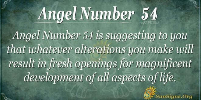 Angel Number 54
