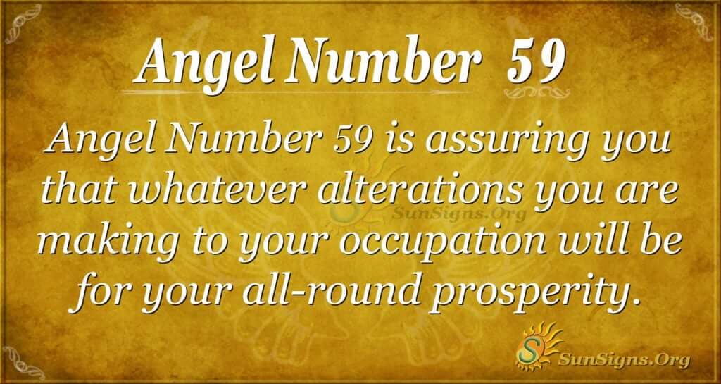 Angel Number 59