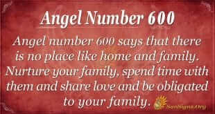 angel number 600