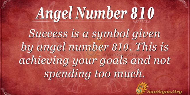 angel number 810