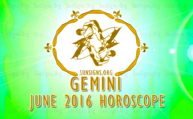 gemini june 2016 horoscope