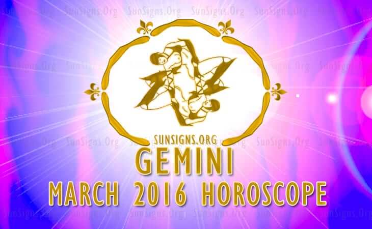 gemini march 2016 horoscope