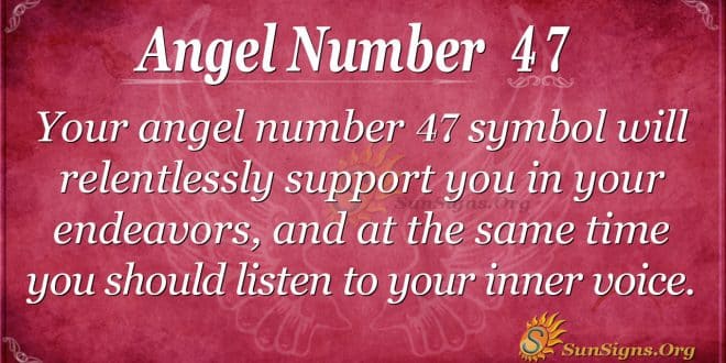 angel number 47