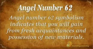 angel number 62
