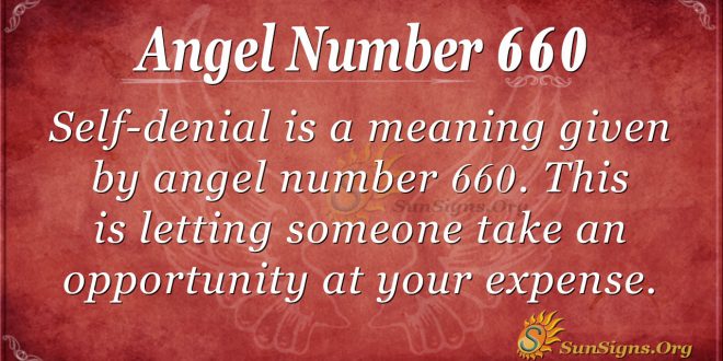Angel Number 660