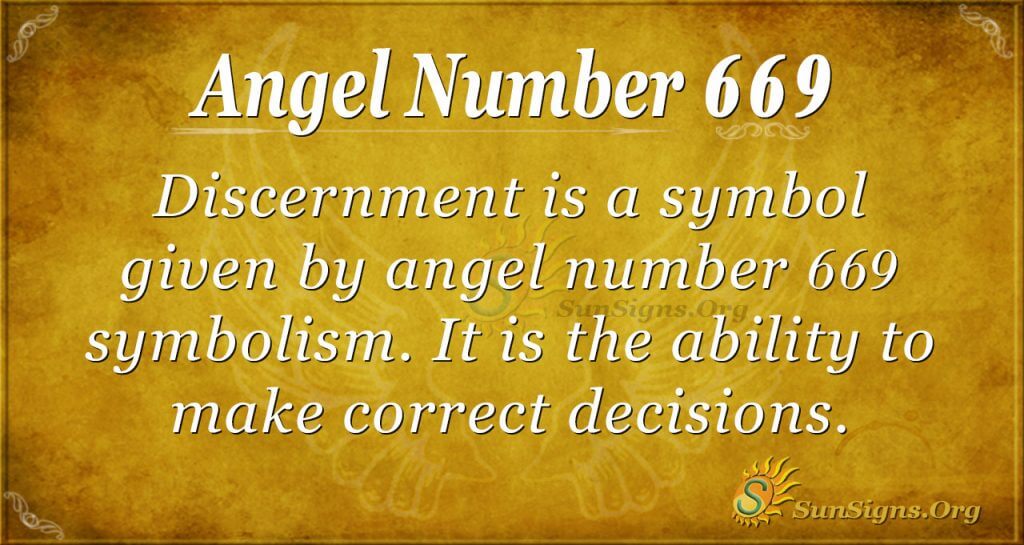 Angel Number 669