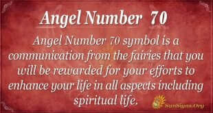 angel number 70