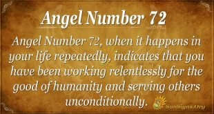 angel number 72