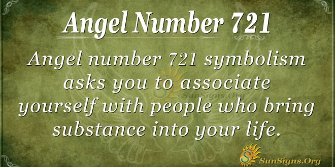 Angel Number 721