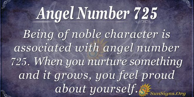 Angel Number 725