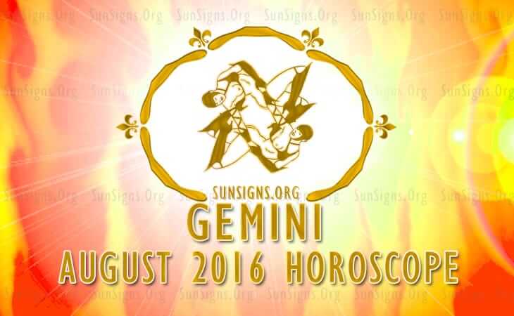 gemini august 2016 horoscope