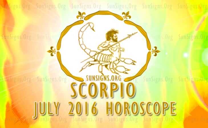 scorpio july 2016 horoscope
