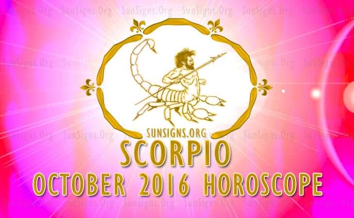 scorpio october 2016 horoscope