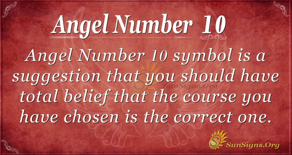 angel number 10