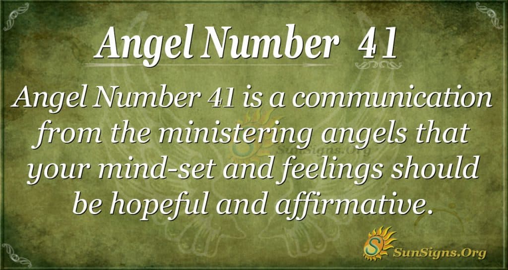 angel number 41