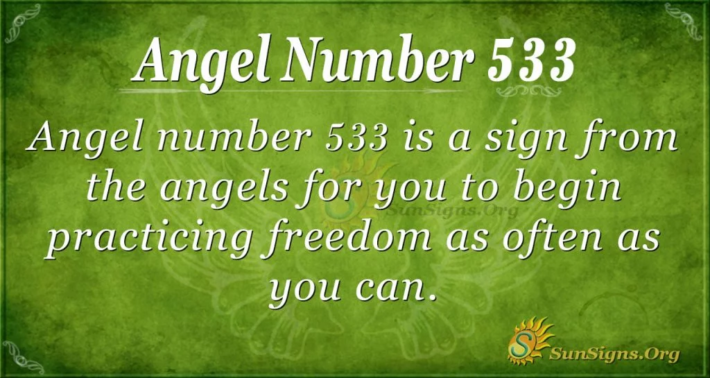Anděl Číslo 533
