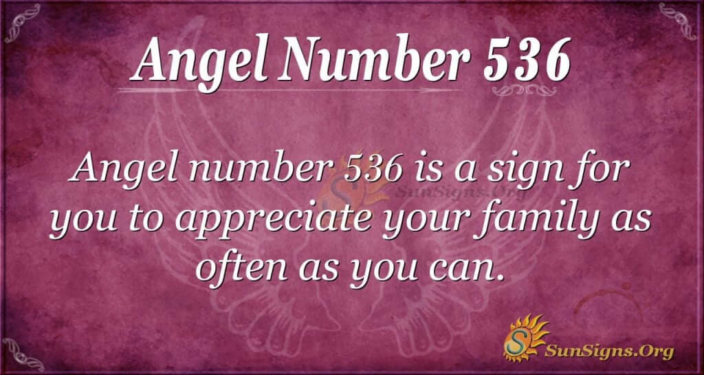 Angel Number 536