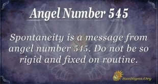 Angel Number 545
