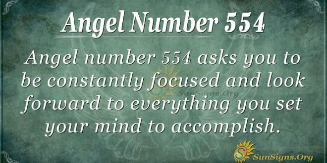 angel number 554