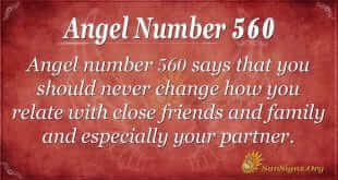 angel number 560