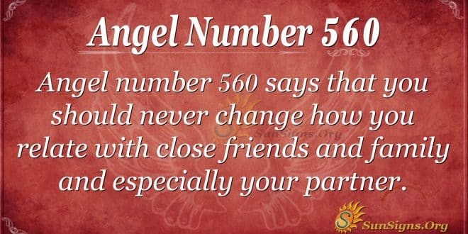 angel number 560