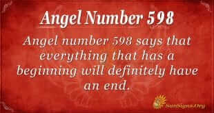 angel number 598