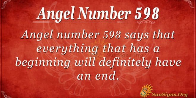 angel number 598