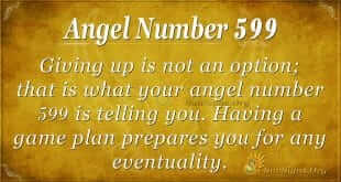 angel number 599