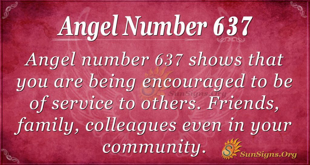 angel number 637
