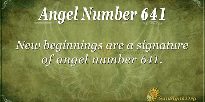 angel number 641