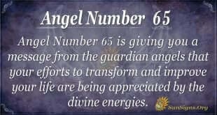 angel number 65