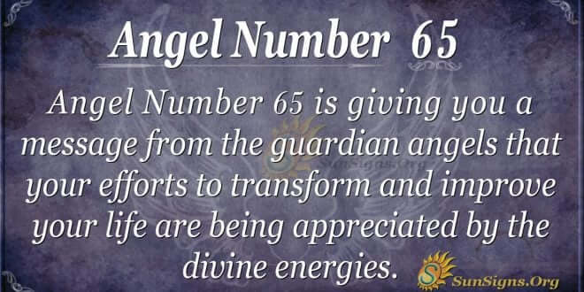 angel number 65