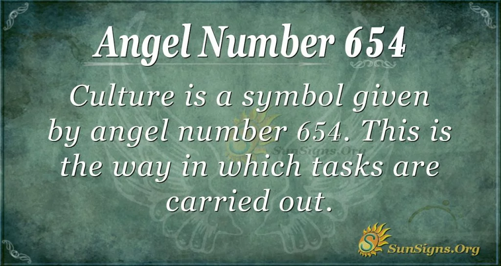 Numéro d'ange 654