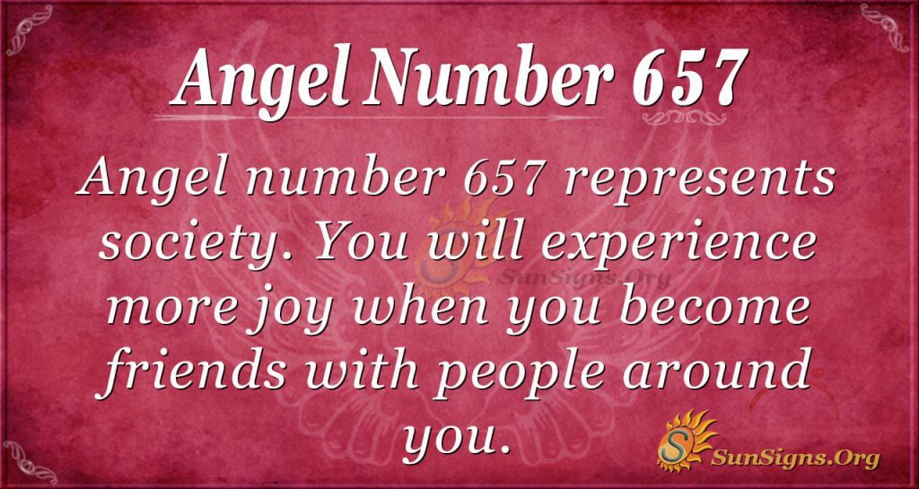 Angel Number 657