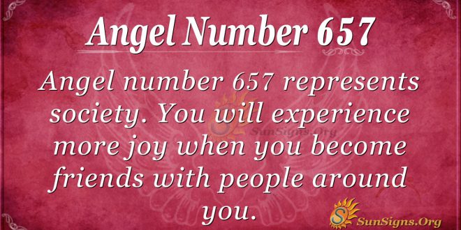 Angel Number 657
