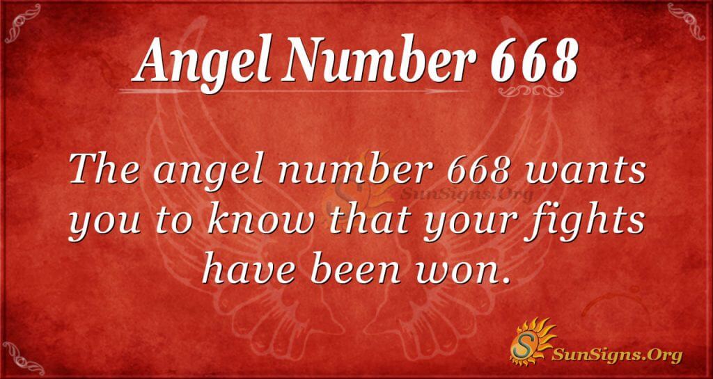 Angel Number 668