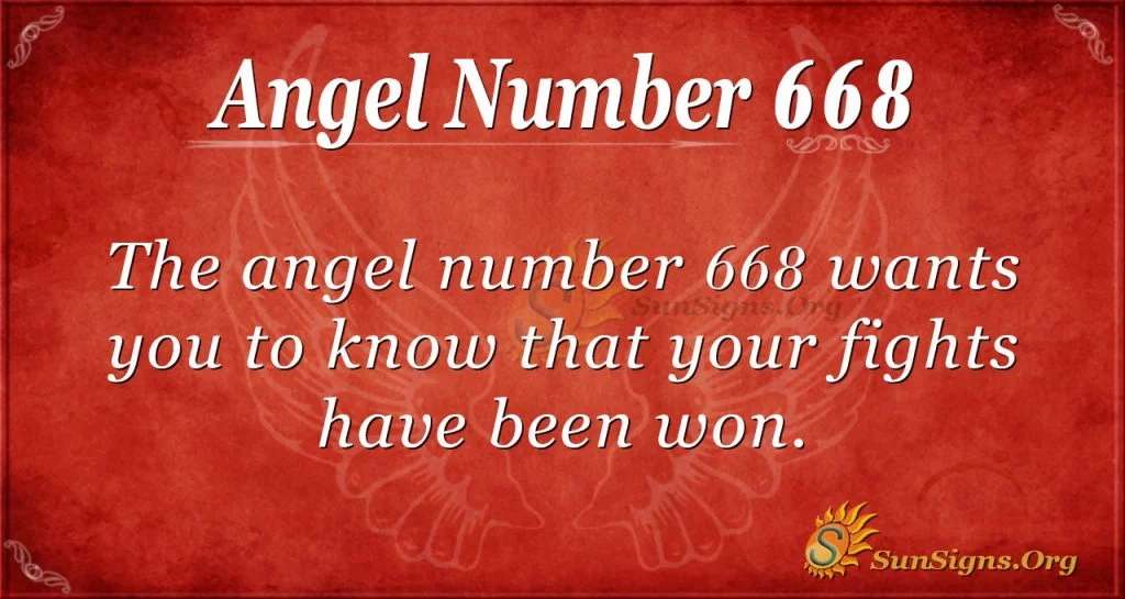 Angel Number 668