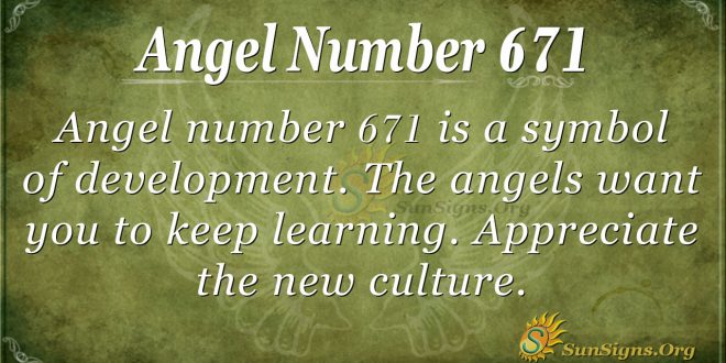 Angel Number 671