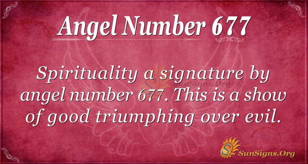 Angel Number 677