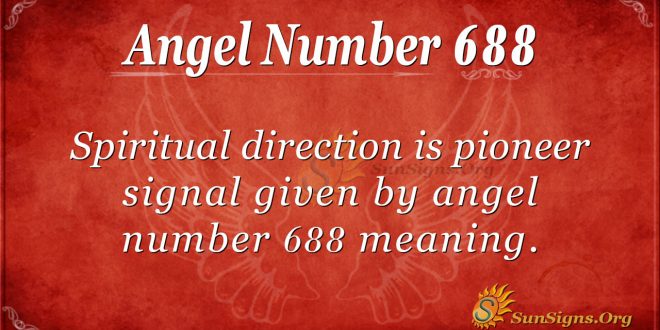 Angel Number 688
