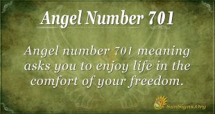 Angel Number 701