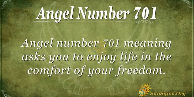 Angel Number 701