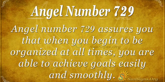 Angel Number 729