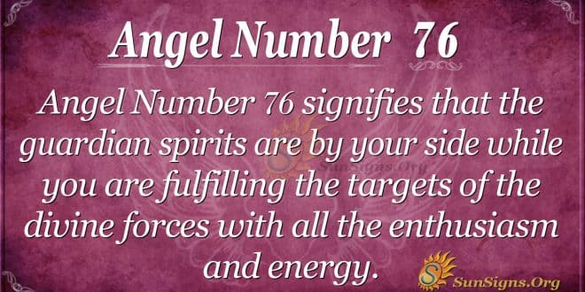 Angel Number 76