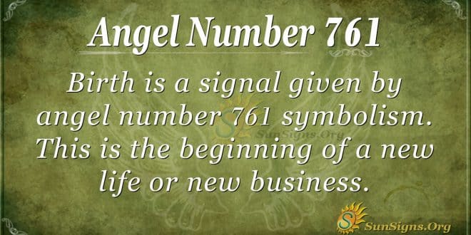 Angel Number 761