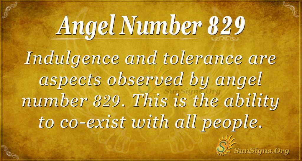 angel number 829