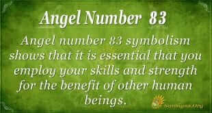 Angel Number 83