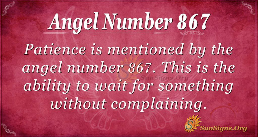 angel number 867