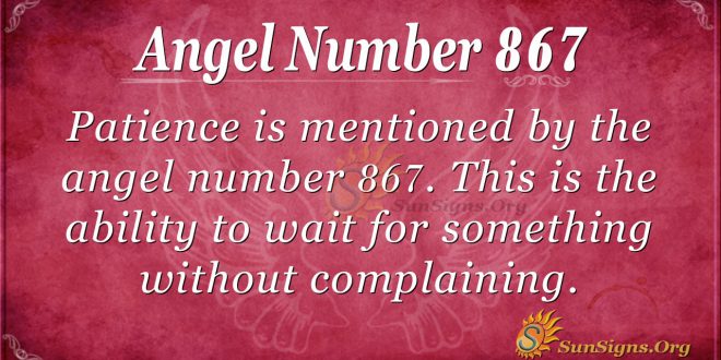 angel number 867