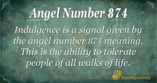 angel number 874